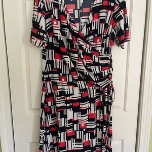 Jones Studio Faux Wrap Dress